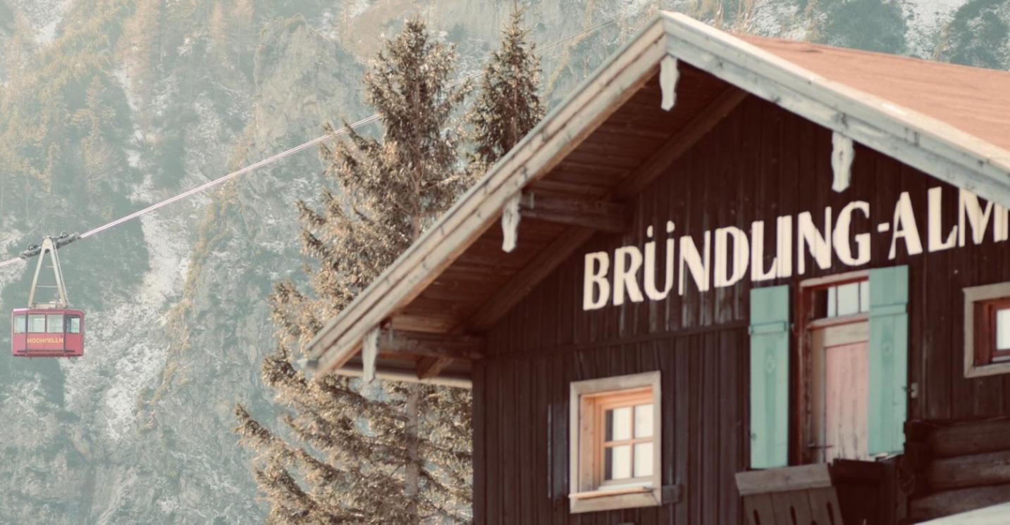 Bruendling-Alm Berggasthof Auf 1167M Auf Dem Hochfelln برغن المظهر الخارجي الصورة